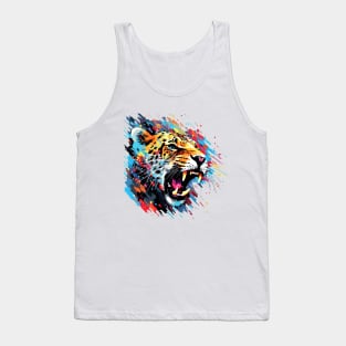 Panther Animal Freedom World Wildlife Wonder Abstract Tank Top